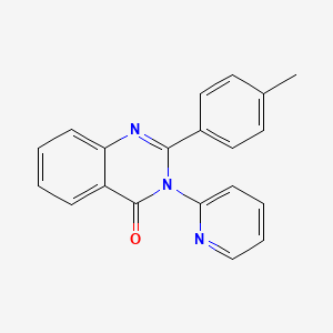 molecular formula C20H15N3O B5884037 3-Pyridin-2-yl-2-p-tolyl-3H-quinazolin-4-one CAS No. 6055-75-0