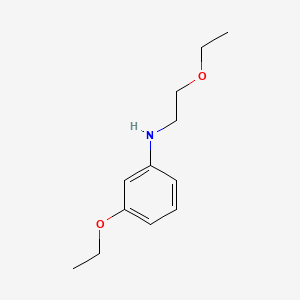 3-Ethoxy-N-(2-ethoxyethyl)aniline