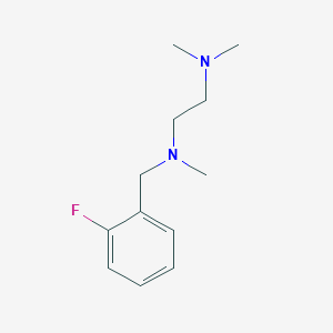 molecular formula C12H19FN2 B5884109 N'-[(2-fluorophenyl)methyl]-N,N,N'-trimethylethane-1,2-diamine 