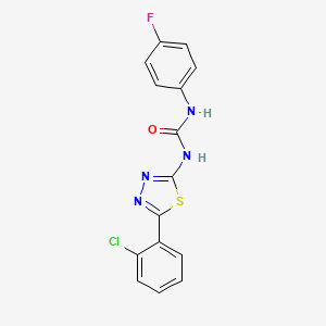 N-[5-(2-chlorophenyl)-1,3,4-thiadiazol-2-yl]-N'-(4-fluorophenyl)urea