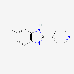 5-methyl-2-(4-pyridinyl)-1H-benzimidazole