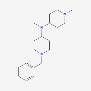 1-benzyl-N-methyl-N-(1-methyl-4-piperidinyl)-4-piperidinamine