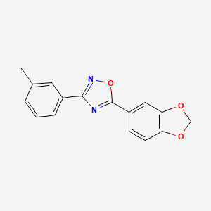 5-(1,3-benzodioxol-5-yl)-3-(3-methylphenyl)-1,2,4-oxadiazole