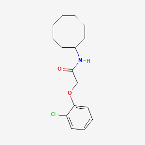 2-(2-chlorophenoxy)-N-cyclooctylacetamide
