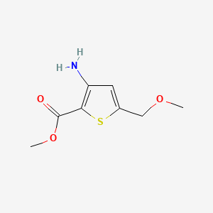 2-Thiophenecarboxylic acid,3-amino-5-(methoxymethyl)-,methyl ester