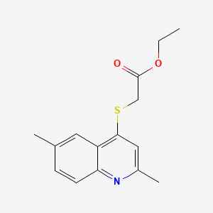 molecular formula C15H17NO2S B5884651 Glycin-n-amylester 