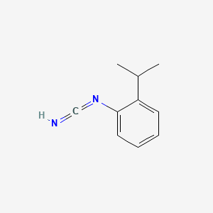 molecular formula C10H12N2 B588473 N-[2-(Propan-2-yl)phenyl]methanediimine CAS No. 125430-71-9