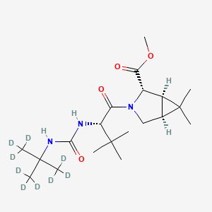 molecular formula C20H35N3O4 B588483 Boceprevir Metabolite M4-d9 Methyl Ester CAS No. 1158083-48-7