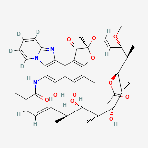 molecular formula C42H49N3O11 B588491 11-Desmethyl Rifaximin-d4 CAS No. 1316302-12-1