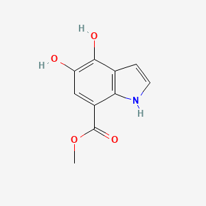 molecular formula C10H9NO4 B588493 Methyl 4,5-dihydroxy-1H-indole-7-carboxylate CAS No. 138106-27-1