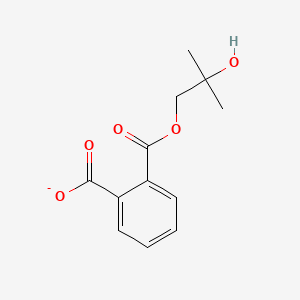 molecular formula C12H13O5- B588495 2-[(2-Hydroxy-2-methylpropoxy)carbonyl]benzoate CAS No. 64339-39-5