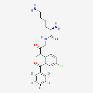 molecular formula C23H28ClN3O3 B588496 Avizafone-d5 Dihydrobromide CAS No. 1356022-34-8
