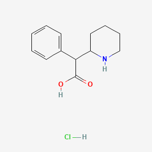2-Phenyl-2-(piperidin-2-yl)acetic acid hydrochloride