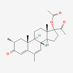 molecular formula C25H34O4 B588505 (2alpha)-Methyl megestrol acetate CAS No. 907193-65-1
