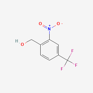 molecular formula C8H6F3NO3 B588507 2-Nitro-4-(trifluoromethyl)benzyl alcohol CAS No. 133605-27-3