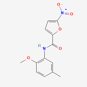 molecular formula C13H12N2O5 B5885110 N-(2-methoxy-5-methylphenyl)-5-nitrofuran-2-carboxamide 
