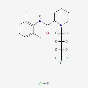 molecular formula C18H29ClN2O B588514 布比卡因-d9 盐酸盐 CAS No. 1286973-34-9