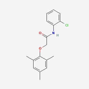 molecular formula C17H18ClNO2 B5885162 N-(2-chlorophenyl)-2-(2,4,6-trimethylphenoxy)acetamide 