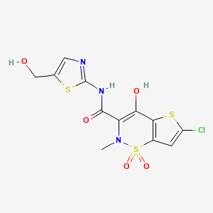 molecular formula C12H10ClN3O5S3 B588520 Lornoxicam Impurity 2 CAS No. 1246818-50-7