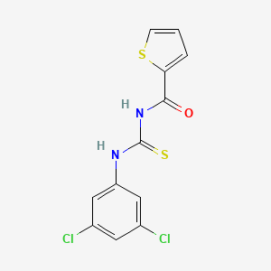 molecular formula C12H8Cl2N2OS2 B5885275 N-[(3,5-dichlorophenyl)carbamothioyl]thiophene-2-carboxamide 