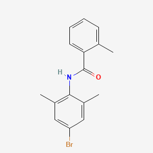 molecular formula C16H16BrNO B5885380 N-(4-bromo-2,6-dimethylphenyl)-2-methylbenzamide 