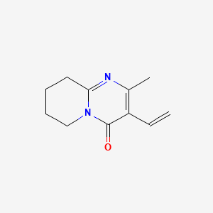 molecular formula C11H14N2O B588560 3-Vinyl-6,7,8,9-tetrahydro-2-methyl-4H-pyrido[1,2-a]pyrimidin-4-one CAS No. 832747-59-8
