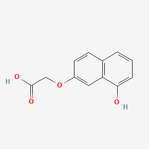 [(8-Hydroxynaphthalen-2-yl)oxy]acetic acid