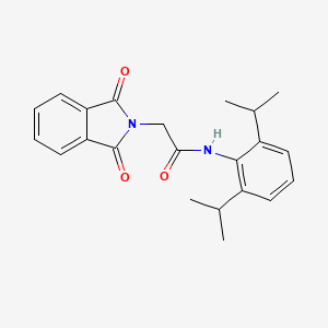 molecular formula C22H24N2O3 B5885687 N-(2,6-diisopropylphenyl)-2-(1,3-dioxo-1,3-dihydro-2H-isoindol-2-yl)acetamide 
