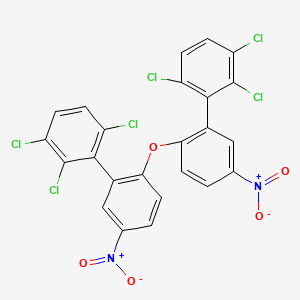 1,2,4-Trichloro-3-[5-nitro-2-[4-nitro-2-(2,3,6-trichlorophenyl)phenoxy]phenyl]benzene