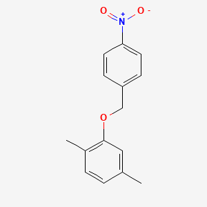 molecular formula C15H15NO3 B5885739 1,4-Dimethyl-2-[(4-nitrophenyl)methoxy]benzene CAS No. 712344-64-4