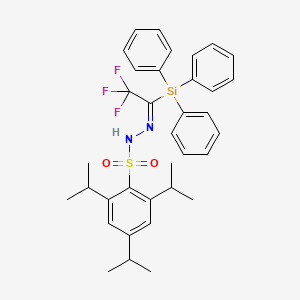 Trifluoroacetyltriphenylsilane 2,4,6-triisopropylbenzenesulfonylhydrazone