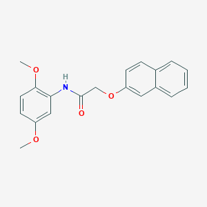 molecular formula C20H19NO4 B5885941 N-(2,5-dimethoxyphenyl)-2-(naphthalen-2-yloxy)acetamide 