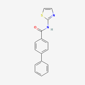 molecular formula C16H12N2OS B5886028 N-(1,3-thiazol-2-yl)biphenyl-4-carboxamide 