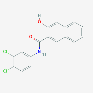 molecular formula C17H11Cl2NO2 B5886042 N-(3,4-dichlorophenyl)-3-hydroxynaphthalene-2-carboxamide 