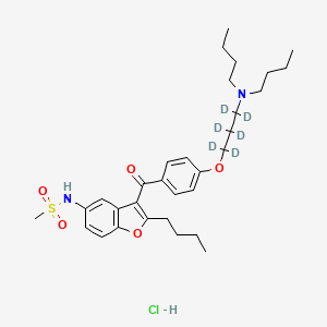 molecular formula C31H45ClN2O5S B588608 Dronedarone-d6 Hydrochloride 