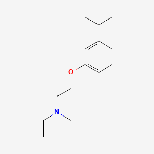 molecular formula C15H25NO B5886204 N,N-diethyl-2-(3-propan-2-ylphenoxy)ethanamine 