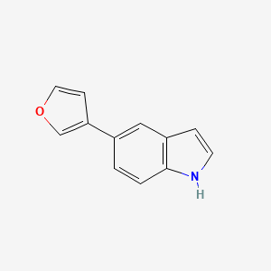 5-(furan-3-yl)-1H-indole