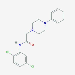 molecular formula C18H19Cl2N3O B5886756 N-(2,5-dichlorophenyl)-2-(4-phenylpiperazin-1-yl)acetamide CAS No. 329779-36-4