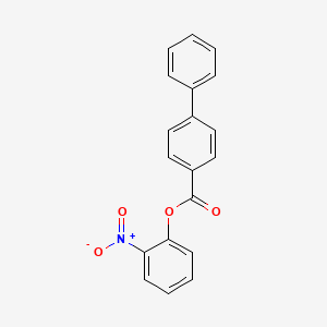 molecular formula C19H13NO4 B5886787 (2-Nitrophenyl) 4-phenylbenzoate 