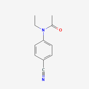 molecular formula C11H12N2O B588686 N-(4-cyanophenyl)-N-ethylacetamide CAS No. 155053-12-6