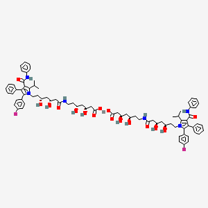 molecular formula C80H94CaF2N6O16 B588701 Atorvastatin N-(3,5-Dihydroxy-7-heptanoic Acid)amide CAS No. 1105067-87-5