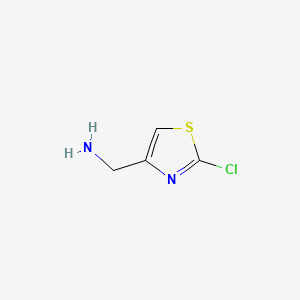 molecular formula C4H5ClN2S B588703 (2-Chlorothiazol-4-yl)methanamine CAS No. 139425-75-5