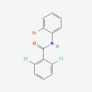 molecular formula C13H8BrCl2NO B5887305 N-(2-bromophenyl)-2,6-dichlorobenzamide 