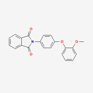 molecular formula C21H15NO4 B5887754 2-[4-(2-methoxyphenoxy)phenyl]-1H-isoindole-1,3(2H)-dione 