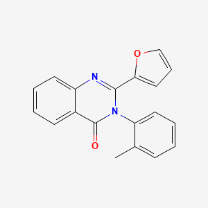 molecular formula C19H14N2O2 B5887831 2-Furan-2-yl-3-o-tolyl-3H-quinazolin-4-one CAS No. 62820-52-4