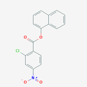 molecular formula C17H10ClNO4 B5887878 Naphthalen-1-yl 2-chloro-4-nitrobenzoate 