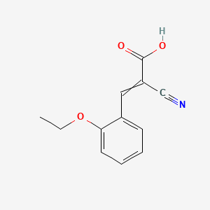 2-Cyano-3-(2-ethoxyphenyl)prop-2-enoic acid