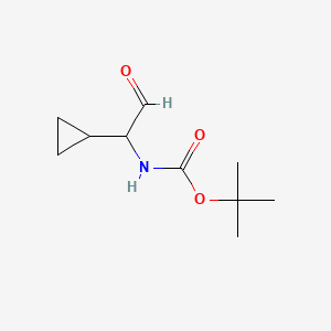 tert-Butyl (1-cyclopropyl-2-oxoethyl)carbamate