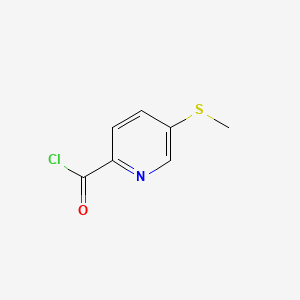 5-(Methylsulfanyl)pyridine-2-carbonyl chloride