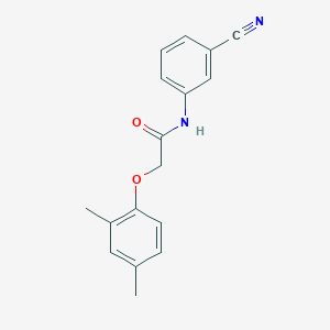 B5887966 N-(3-cyanophenyl)-2-(2,4-dimethylphenoxy)acetamide CAS No. 5856-29-1